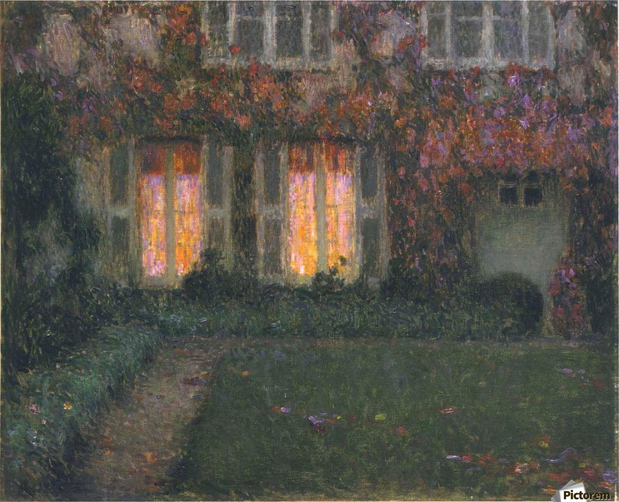 Henri le Sidaner、超希少画・海外レゾネ、新品高級額・額装付 Henri Eugene Augustin Le Sidaner • Exclusive Fine Art Prints